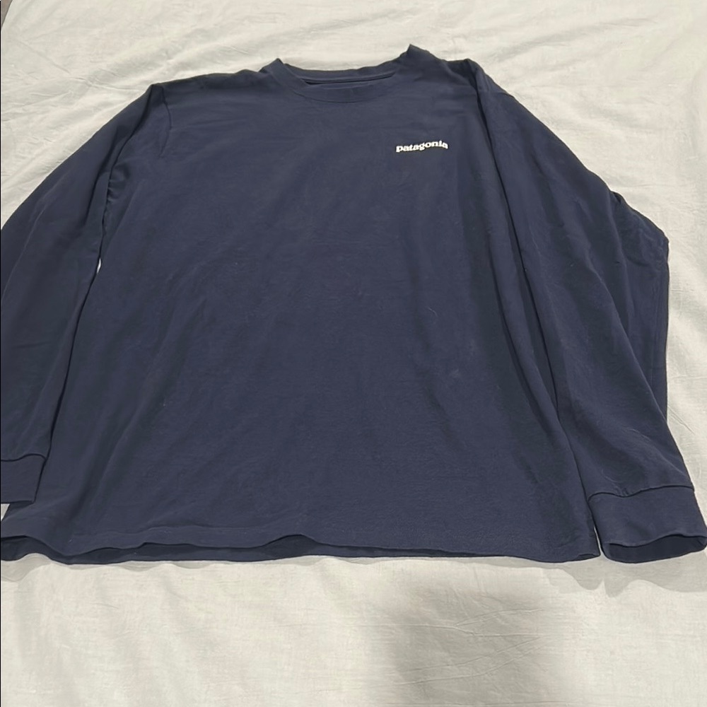 Patagonia Blue Long Sleeve Tee